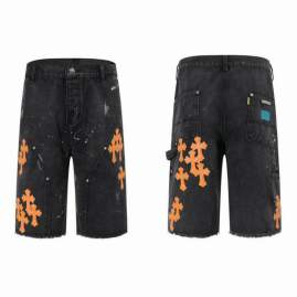 Picture of Chrome Hearts Jeans Short _SKUChromeHeartssz28-36sytxH8938900